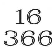 16366