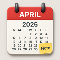 April 2025 Printable Calendar