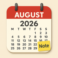 August 2026 Printable Calendar