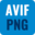 AVIF to PNG Online