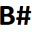 B#