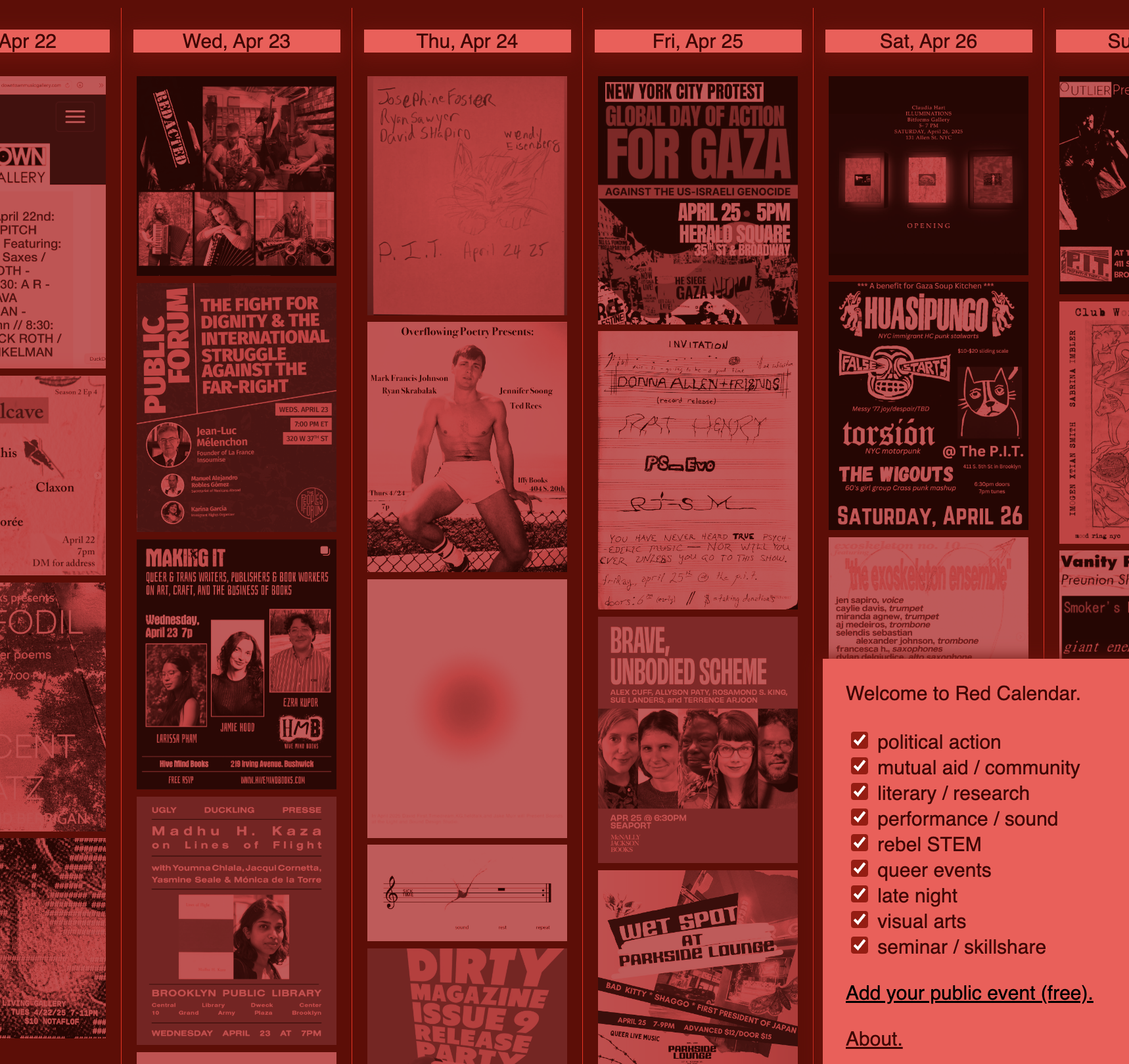 Red Calendar