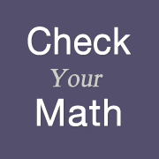 CheckYourMath