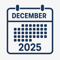 December 2025 Calendar Printable