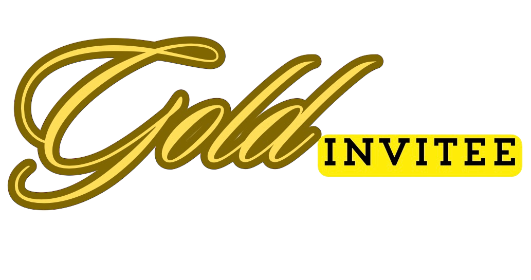 Gold Invitation