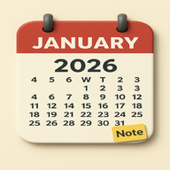 January 2026 Calendar Printable
