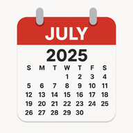 July 2025 Calendar Printable