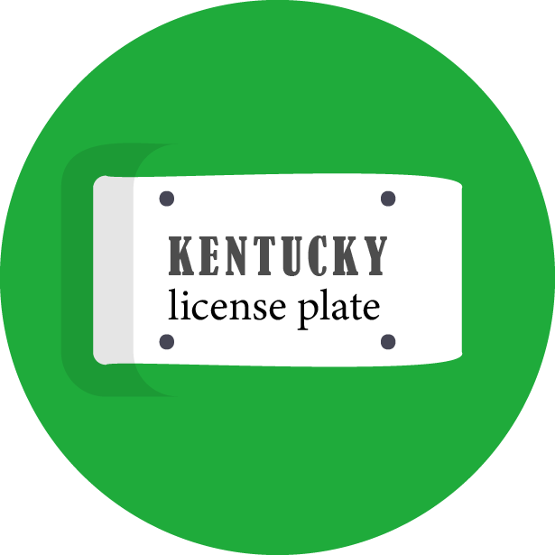 Kentucky License Plate