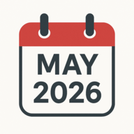 May 2026 Calendar Printable