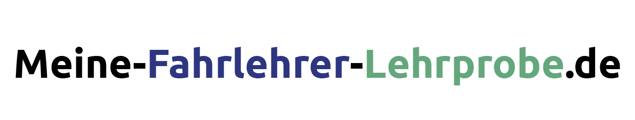 Meine Fahrlehrer Lehrprobe