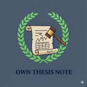 Own Thesis Note