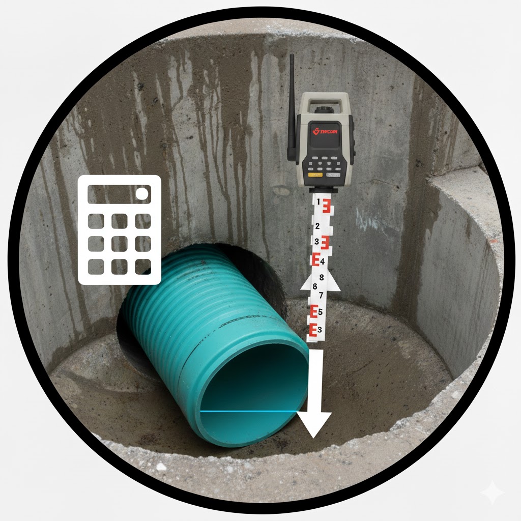 Pipe Invert Calculator