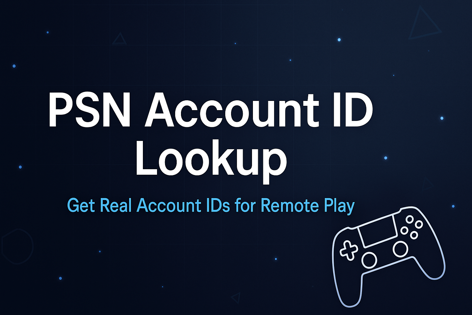 PSN Account ID Lookup Tool
