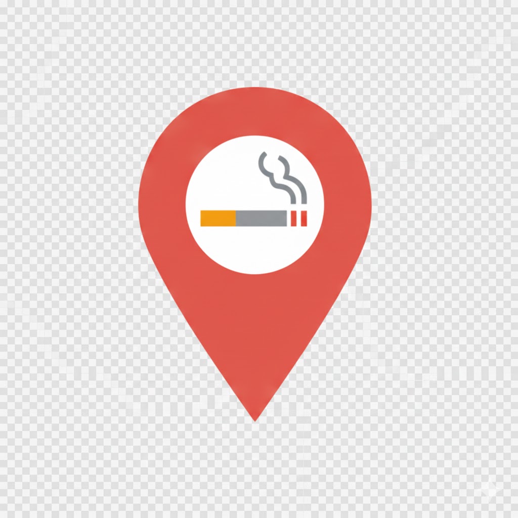Smoking Area Map in Japan