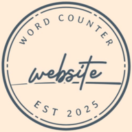 Website Word Counter